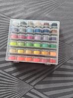 Splinternieuwe 36 spoeltjes met garen !
In een handige opber, Ophalen of Verzenden, Nieuw, Accessoires