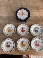 Gien - Les tartes doos met 6 borden, Ophalen of Verzenden