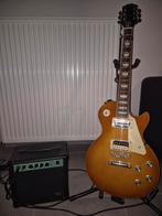 Epiphone Les Paul Classic Honey burst + Stagg 10 ga amp, Muziek en Instrumenten, Ophalen, Zo goed als nieuw, Epiphone