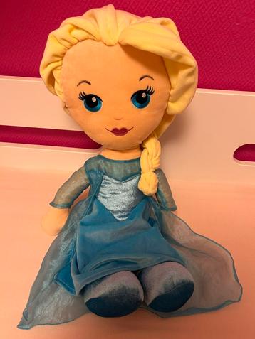 Mooie grote knuffel Elsa - 60 cm beschikbaar voor biedingen