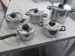 4 kookpotten + steelpan, Huis en Inrichting, Ophalen, Gebruikt
