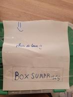 boîte surprise, Divers, Papeterie, Utilisé, Enlèvement ou Envoi