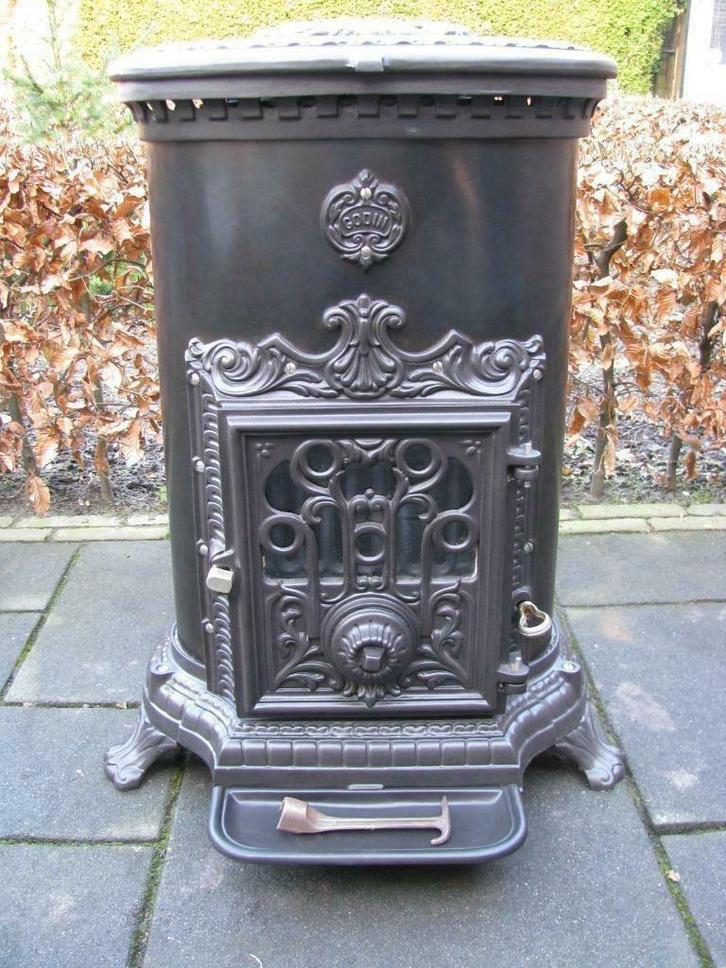 Prachtige Godin houtkachel kolen kachel type 3726 (7KW), Huis en Inrichting, Kachels, Zo goed als nieuw, Vrijstaand, Allesbrander