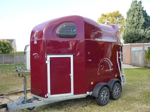 paardentrailer, Dieren en Toebehoren, Paarden en Pony's | Trailers en Aanhangwagens, Zo goed als nieuw, 2-paards trailer, Aluminium