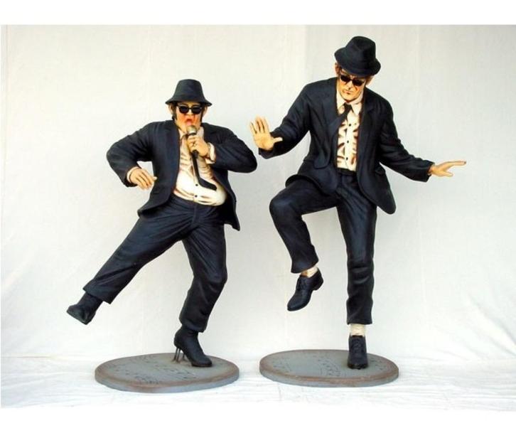Blues Brothers Hoogte 110 cm Set van 2, Verzamelen, Beelden en Beeldjes, Nieuw, Ophalen