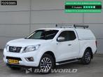 Nissan Navara 163pk Trekhaak Navi Airco Cruise Camera Parkee, Auto's, Stof, Gebruikt, 4 cilinders, Wit