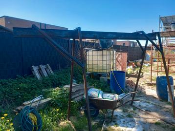 Hijslier , takel met portiek , lift, Doe-het-zelf en Bouw, Ophalen