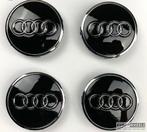 AUDI Logo Naafdop (set) ø 61 mm 4M0601170 Naafkap ZWART, Auto-onderdelen, -, Verzenden, -, Nieuw