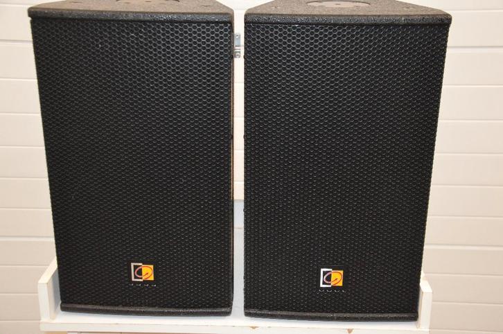 2 X AUDAC PX 110 MKII/B LUIDSPREKERS, Audio, Tv en Foto, Luidsprekerboxen, Zo goed als nieuw, Overige typen, 120 watt of meer