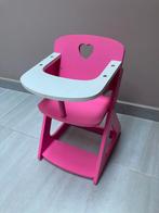 Houten eetstoel pop, Kinderen en Baby's, Speelgoed | Poppen, Ophalen, Zo goed als nieuw, Babypop