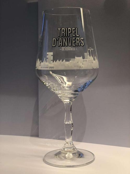 ⭕️ Plus que 2 ⭕️ Tripel d’Anvers verres à bières, Collections, Verres & Petits Verres