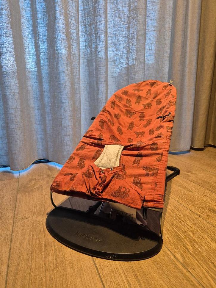 BabyBjörn Balance Soft wipstoel / wipper (incl. 2 hoezen!), Kinderen en Baby's, Wipstoeltjes, Zo goed als nieuw, Wipstoel, Overige merken