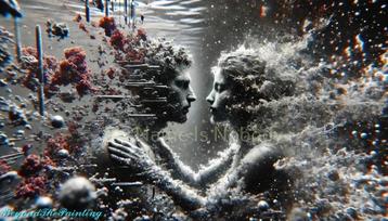 Ripples of Affection - Diamond Painting of Puzzel beschikbaar voor biedingen