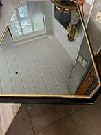 Vintage salontafel met medsing, Huis en Inrichting, Tafels | Salontafels, Ophalen, Zo goed als nieuw