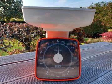 Huishoud weegschaal Krups Vintage Retro Oranje beschikbaar voor biedingen