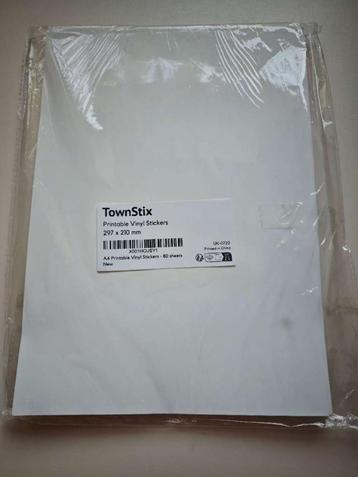 Papier autocollant en vinyle A4 – 40 feuilles beschikbaar voor biedingen