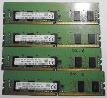 Kit 4 x 8 Gb DDR4 ECC 2400T beschikbaar voor biedingen