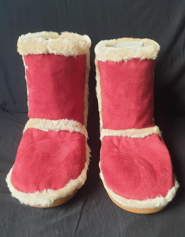 Warme huislaarzen Kipling – maat 38-40 (in nieuwstaat), Kleding | Dames, Schoenen, Zo goed als nieuw, Snowboots, Rood, Ophalen of Verzenden