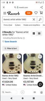 IBANEZ ARTIST 1982, Ophalen of Verzenden, Gebruikt, Solid body, Ibanez