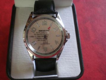 Montre Tom Tom bracelet cuir noir. neuf beschikbaar voor biedingen