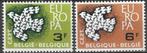 Belgie 1961 - Yvert/OBP 1193-1194 - Europa - 19 duiven (PF), Timbres & Monnaies, Timbres | Europe | Belgique, Neuf, Europe, Envoi