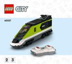 Lego trein 60337 locomotief/eindwagon + machinist (Nieuw!), Nieuw, Complete set, Ophalen of Verzenden, Lego