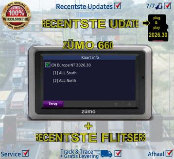 ZUMO 660 Update Sd kaart  Europa 2026.30  ( nov 2025 ) beschikbaar voor biedingen