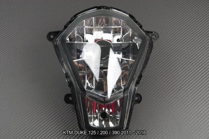 Koplamp / Voorlicht AVDB KTM DUKE 125 / 200 / 390 2011 2016, Motoren, Accessoires | Overige, Nieuw, Ophalen of Verzenden