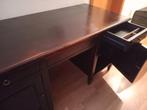 Houten bureau. Zwaar bureau., Ophalen, Zo goed als nieuw