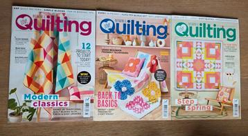 Drie Engelstalige magazines Love Patchwork & Quilting beschikbaar voor biedingen