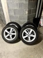 Dunlop 205/55 R16 winterbanden op Audi-velgen, Auto-onderdelen, Banden en Velgen, Ophalen, Gebruikt, 16 inch, Band(en)