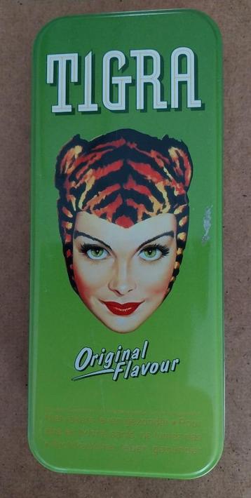 Boîte à tabac Tigra, Enlèvement ou Envoi, Utilisé, Boite à tabac ou Emballage
