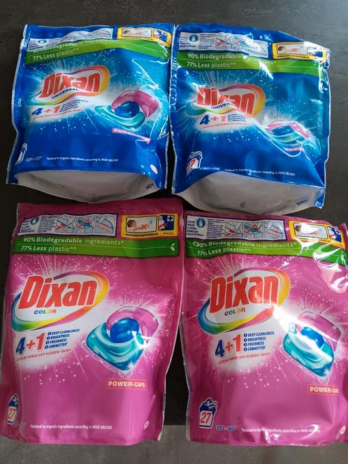 Dixan 2x universeel en 2x color = 102 stuks voor 12€, Huis en Inrichting, Schoonmaakartikelen, Ophalen of Verzenden