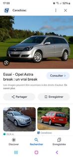 Recherche  moteur opel astra break 2007, Auto's, Opel, Te koop, Diesel, Euro 4, Break