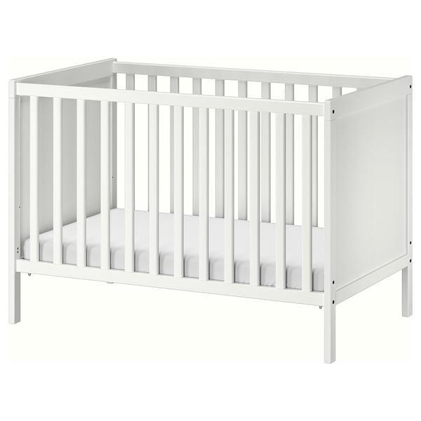 2 ledikanten Sundvik + 2 babymatrassen Aerosleep -Tweeling, Kinderen en Baby's, Babywiegjes en Ledikanten, Zo goed als nieuw, Ledikant