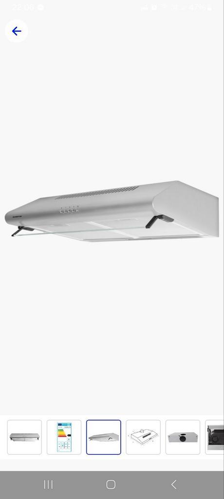 Inventum recirculatie dampkap met koolstoffilters., Elektronische apparatuur, Afzuigkappen, Zo goed als nieuw, Motor, Recirculatie