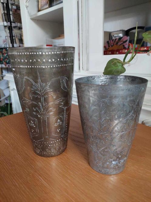 Vintage messing bruidsbekers uit India, Antiek en Kunst, Antiek | Overige Antiek, Ophalen of Verzenden