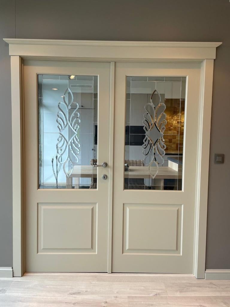 binnendeur met glas, Bricolage & Construction, Fenêtres & Moustiquaires, Neuf, Porte intérieure, 215 cm ou plus, 120 cm ou plus