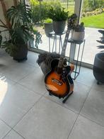 Gitaar epiphone J-200 EC Studio Parlor vintage sunburst, Muziek en Instrumenten, Ophalen, Zo goed als nieuw, Met koffer