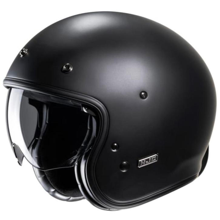 HJC V31 - jethelm - mat zwart, Motoren, Kleding | Motorhelmen, Dames, Heren, Jethelm, L, HJC, Nieuw met kaartje, Ophalen