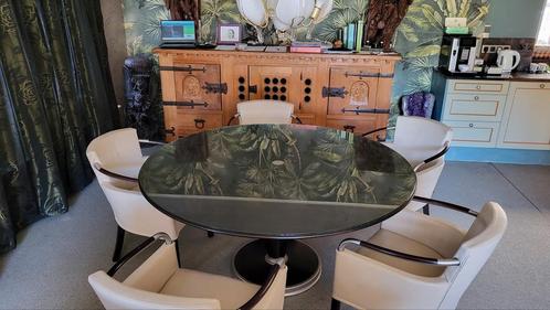 Exclusieve tafel en 5 comfort stoelen, Huis en Inrichting, Tafels | Eettafels, Ophalen