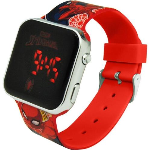 Spiderman Horloge - Led, Bijoux, Sacs & Beauté, Montres | Enfants, Neuf, Garçon, Rouge, Enlèvement ou Envoi