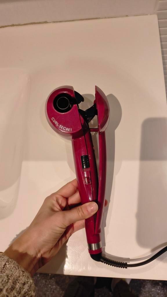 BaByliss automatische krultang, Handtassen en Accessoires, Uiterlijk | Haarverzorging, Zo goed als nieuw, Krultang of Stijltang
