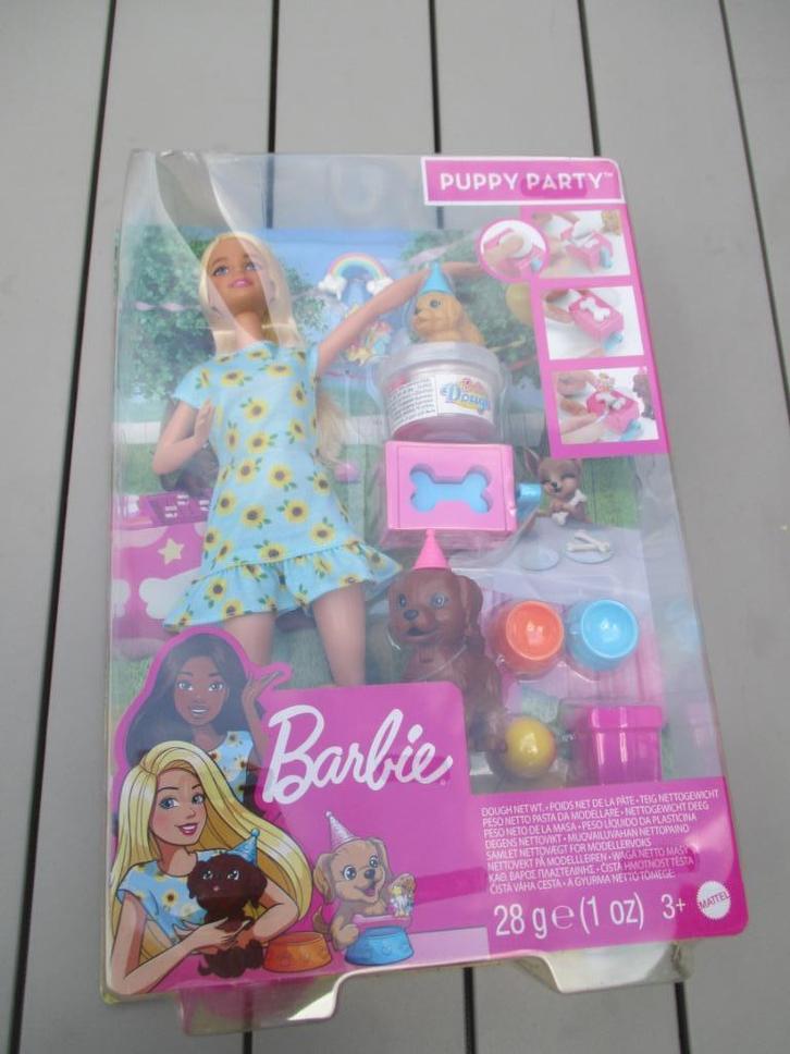 Barbie puppy party Mattel NIEUW!, Kinderen en Baby's, Speelgoed | Poppen, Nieuw, Barbie, Ophalen of Verzenden