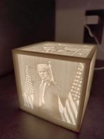 Lithofanie van Donald Trump 3d led, Ophalen of Verzenden, Zo goed als nieuw