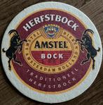 Tapis à bière AMSTEL/HERFSTBOCK, Enlèvement ou Envoi, Comme neuf, Sous-bock, Amstel