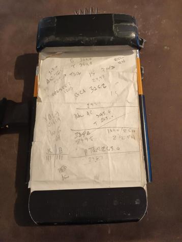 Bloc notes de cuisse pilote US Air Force  beschikbaar voor biedingen