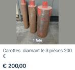Carottes diamant le 3pièces 200€, Enlèvement, Comme neuf