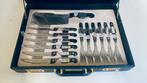 Bestekkoffer mesen, vorken, hakmes, vleesvork,  …, Ophalen, Nieuw, Inox of Chroom, Bestekset