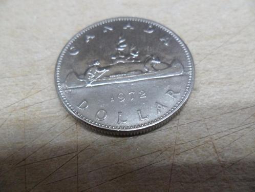 Vintage Canada 1 dollar silver1972 Conditie zie alle 4 foto', Postzegels en Munten, Munten | Amerika, Losse munt, Noord-Amerika